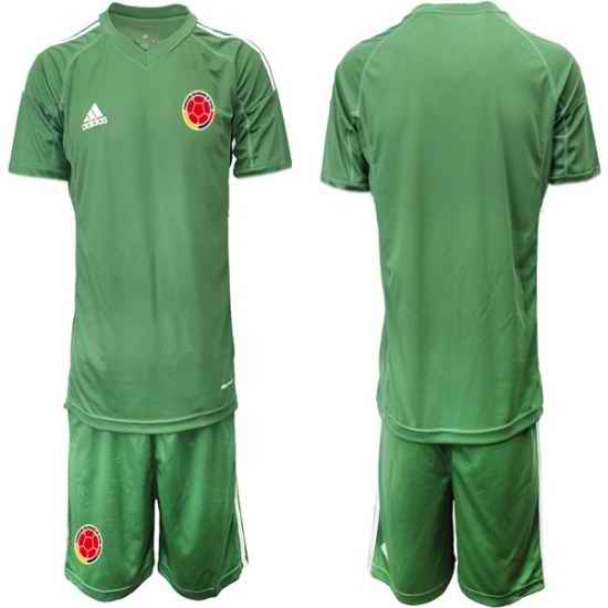 Mens Colombia Short Soccer Jerseys 022